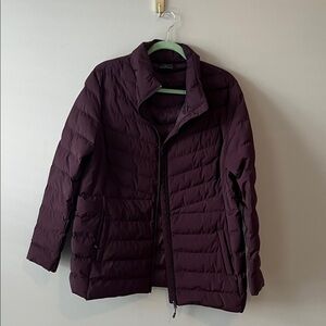 32 Degrees Women's Dark Purple Puffer Jacket